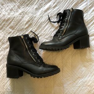 ALDO Heeled Combat Boots